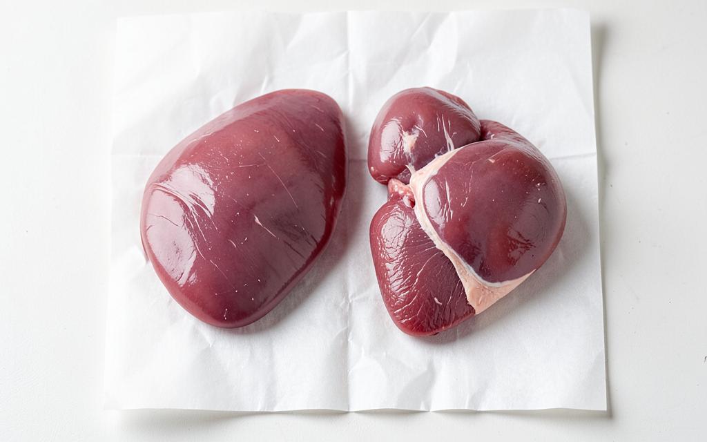Reference photo of heart & liver